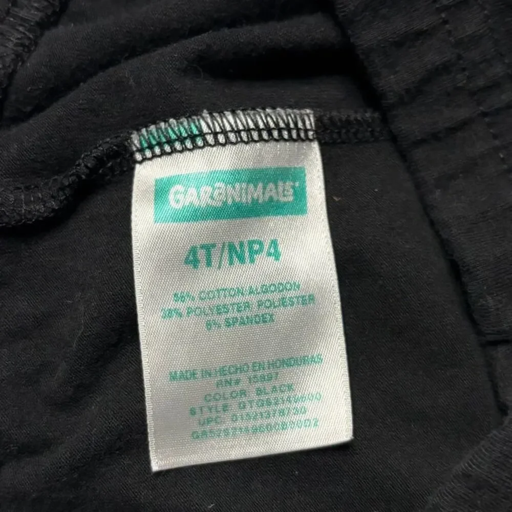 Garanimals Girls Black Leggings Size 4T | Stretch Pants